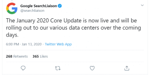 Google Januar 2019 Core Update bestätigt